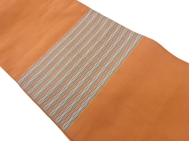 JAPANESE NAGOYA OBI / WOVEN ABSTRACT STRIPE